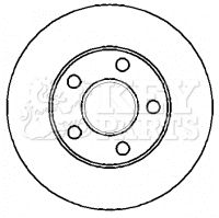 KEY PARTS Тормозной диск KBD4316